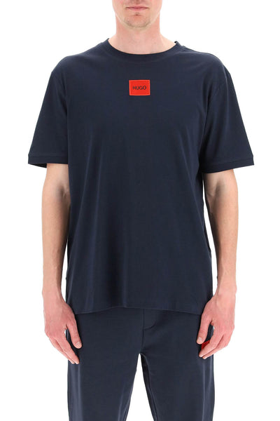 diragolino logo t-shirt 50447978 DARK BLUE