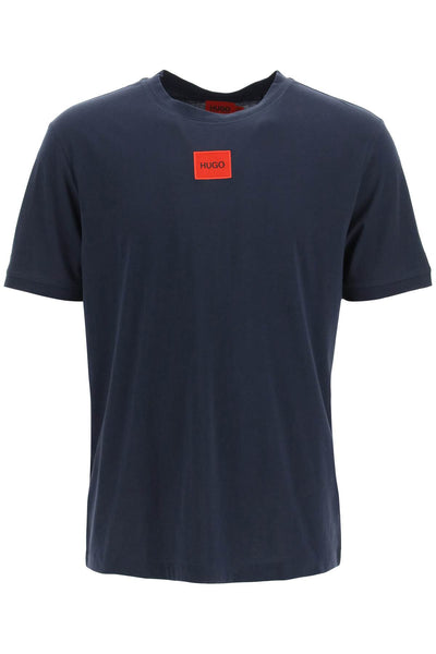 diragolino logo t-shirt 50447978 DARK BLUE