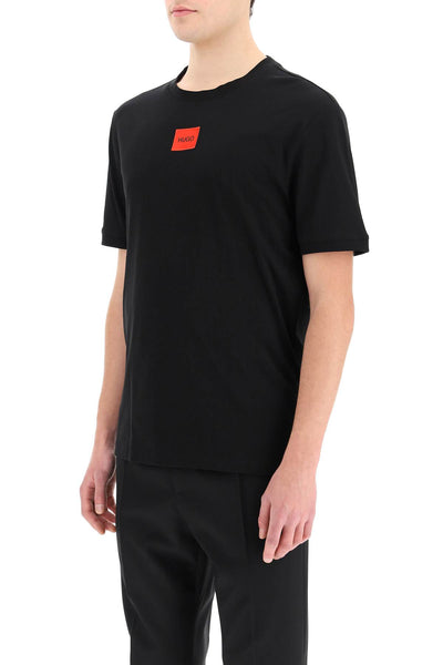 diragolino logo t-shirt 50447978 BLACK