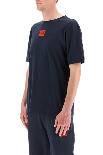 diragolino logo t-shirt 50447978 DARK BLUE