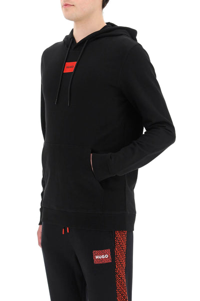 daratschi logo patch hoodie 50458700 BLACK