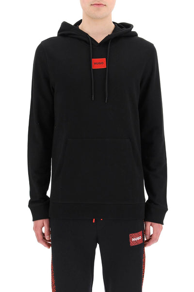 daratschi logo patch hoodie 50458700 BLACK