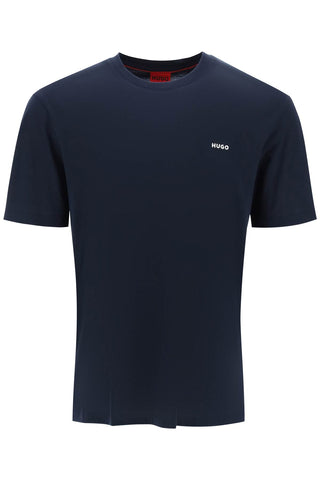 Hugo logo oversized t-shirt 50466158 DARK BLUE