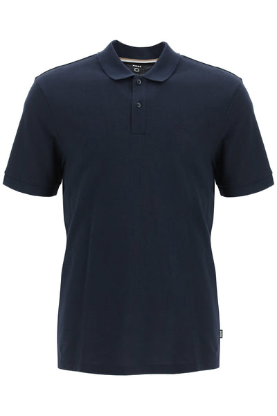 organic cotton pallas polo shirt 50468362 DARK BLUE