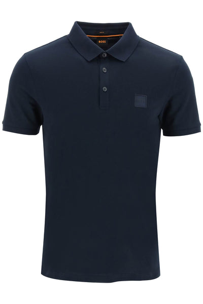 slim fit passenger polo shirt 50507803 DARK BLUE