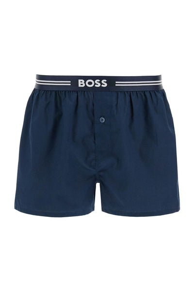 men's boxer 3 pairs dark blue cotton 50480034 DARK BLUE