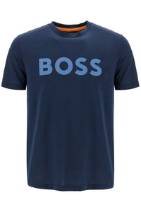 logo print t-shirt 50481923 DARK BLUE