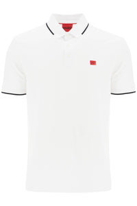 polo shirt with contrasting finishing details 50490775 OPEN WHITE