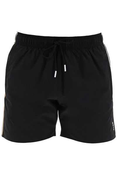 "seaside bermuda shorts with tr 50491594 BLACK