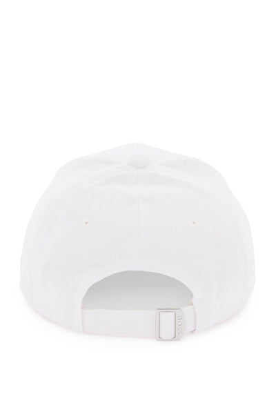 baseball cap with embroidered logo 50495121 WHITE