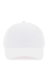 baseball cap with embroidered logo 50495121 WHITE