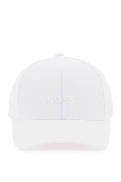 baseball cap with embroidered logo 50495121 WHITE