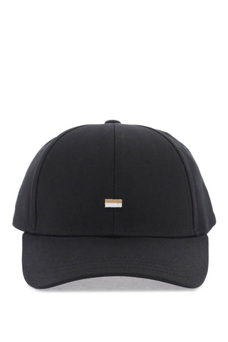Boss baseball cap with tricolor embroidery 50495128 BLACK