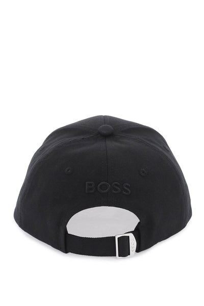 三色刺繡Boss棒球帽 50495128 黑色