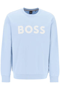 Boss soleri logo sweat 50496642 LIGHTPASTEL BLUE