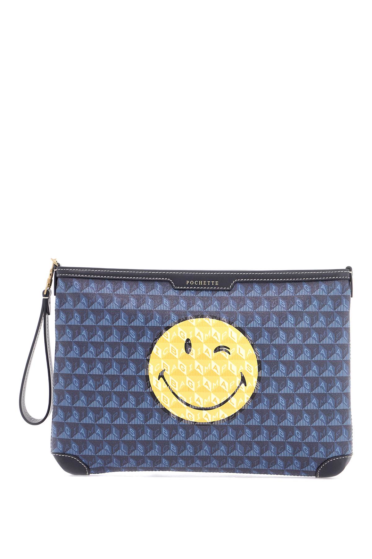 ANYA HINDMARCH i am a plastic bag eyes pochette 5050925 | Italystation.com - Shop Now at italystation.com