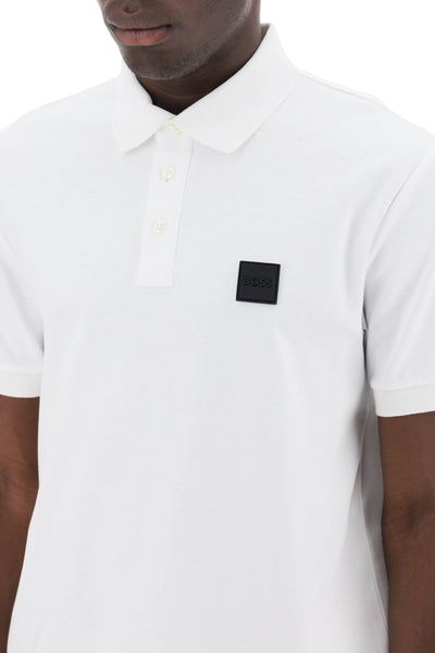 mercerized cotton polo shirt 50515596 WHITE
