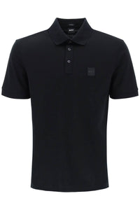 Boss cotton jersey polo shirt 50515596 BLACK