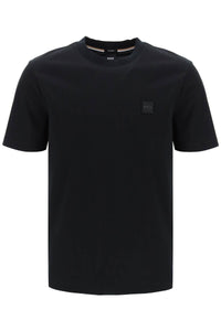regular fit t-shirt with patch design 50515598 BLACK