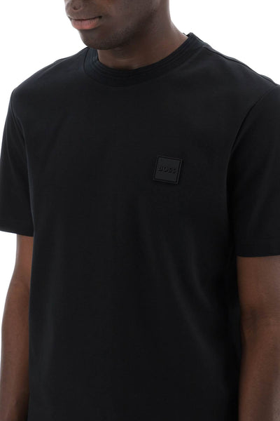 regular fit t-shirt with patch design 50515598 BLACK