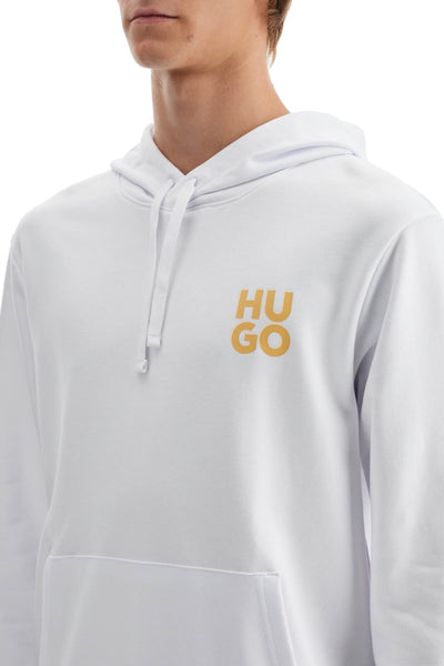 sweatshirt with hood 50520159 WHITE