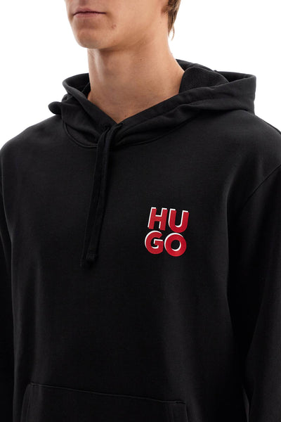 sweatshirt with hood 50520159 BLACK