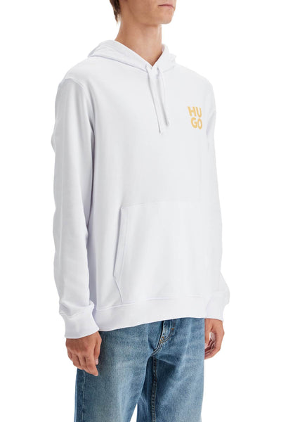 sweatshirt with hood 50520159 WHITE