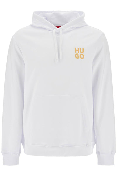 sweatshirt with hood 50520159 WHITE