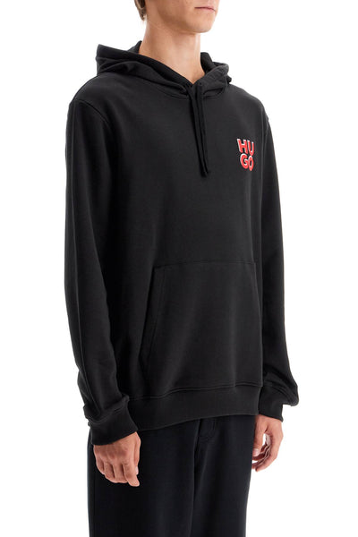 sweatshirt with hood 50520159 BLACK