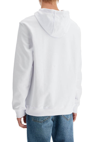 sweatshirt with hood 50520159 WHITE