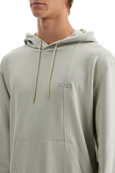 hooded sweatshirt with 50521513 LIGHT BEIGE