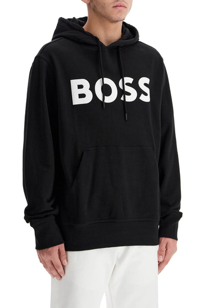 hooded sweatshirt with 50523074 BLACK