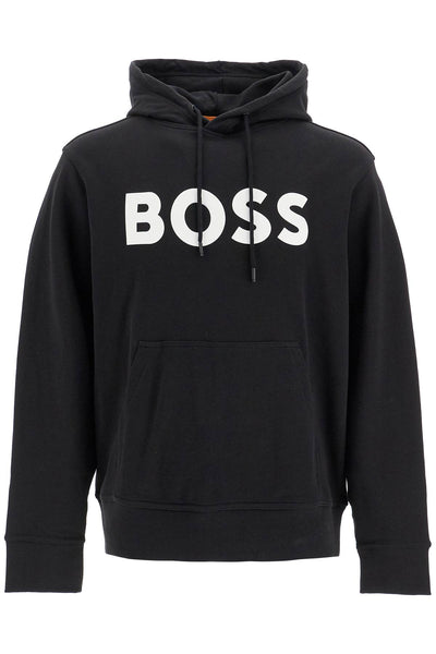 hooded sweatshirt with 50523074 BLACK