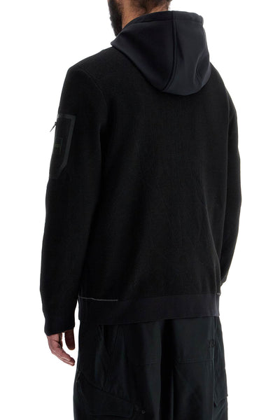 men's black hoodie with zip 50523166 BLACK