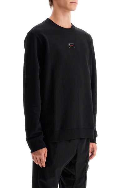 crewneck sweatshirt with logo 50528174 BLACK