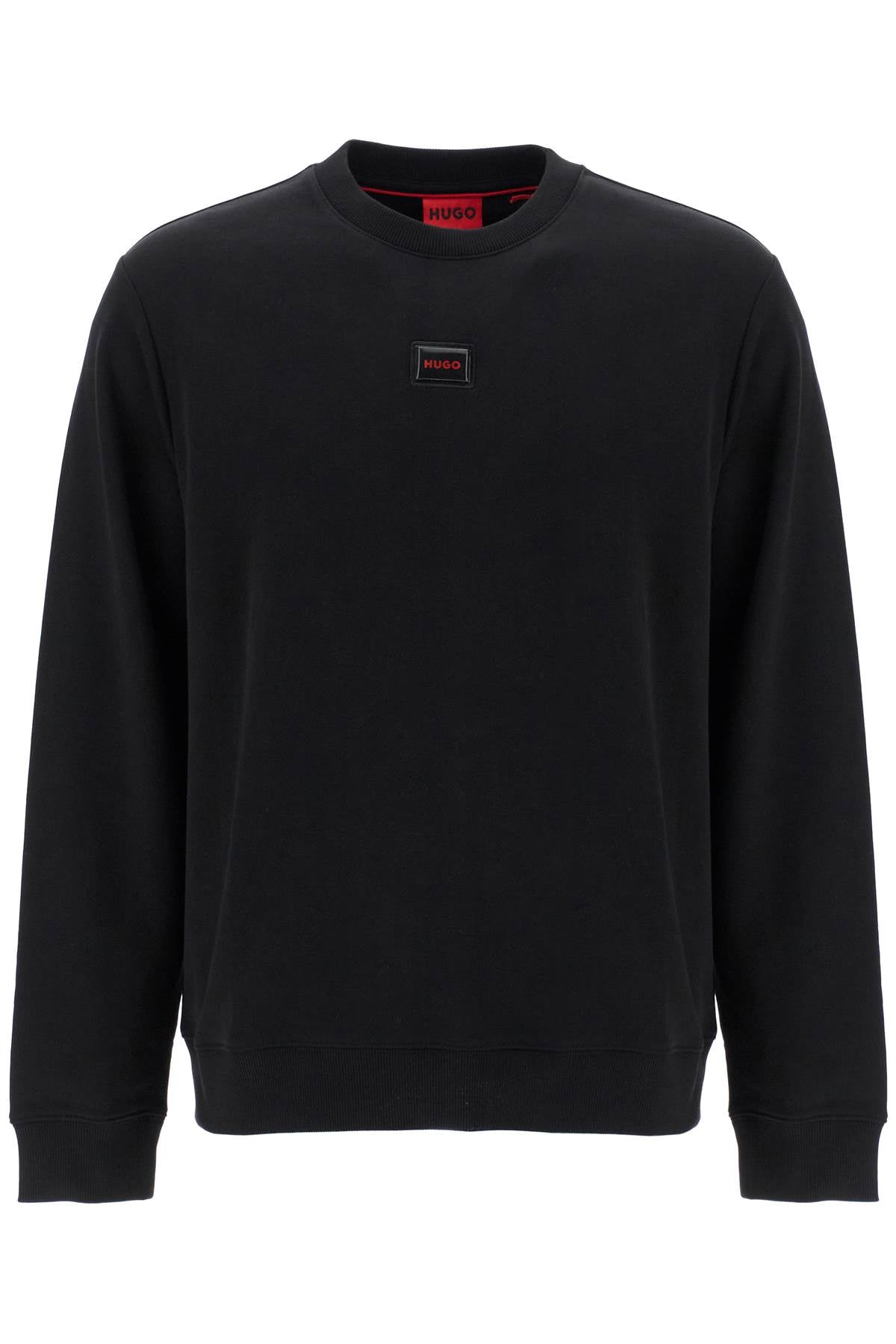 crewneck sweatshirt with logo 50528174 BLACK