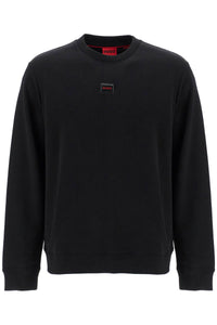 crewneck sweatshirt with logo 50528174 BLACK