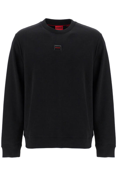 crewneck sweatshirt with logo 50528174 BLACK