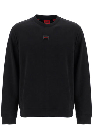 crewneck sweatshirt with logo 50528174 BLACK