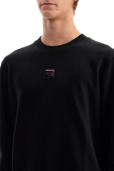 crewneck sweatshirt with logo 50528174 BLACK