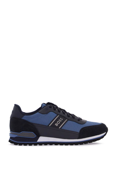 sneakers parkour-l_runn_rsmx blue technical fabric and suede with tank sole 50529533 OPEN BLUE | Italystation.com