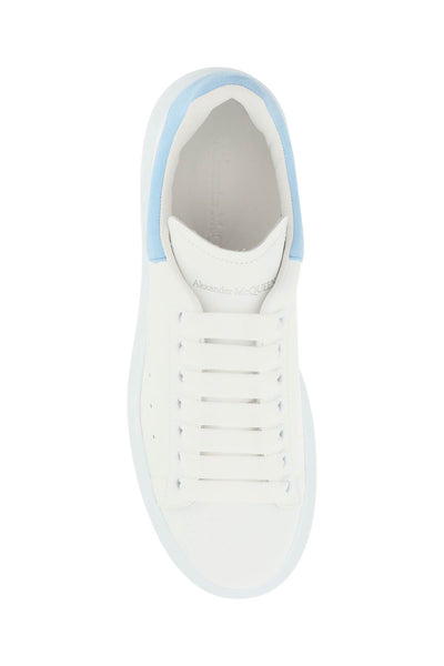 Alexander mcqueen 超大運動鞋 553770 WHGP7 白色粉藍色