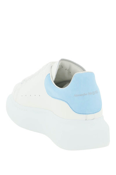 Alexander mcqueen 超大運動鞋 553770 WHGP7 白色粉藍色