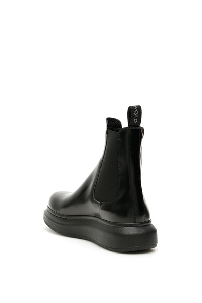 Alexander mcqueen 混合切爾西靴 586198 WHX52 黑色