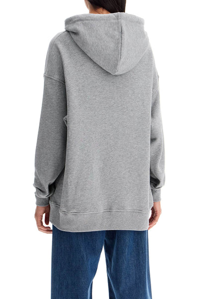 oversized hoodie with hood 5B3MF23M8ST GRIGIO MELANGE