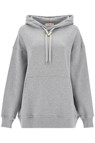 oversized hoodie with hood 5B3MF23M8ST GRIGIO MELANGE