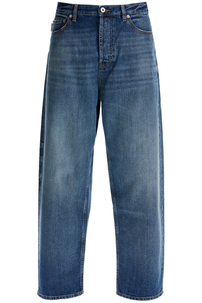 wide-legged cropped jeans with a relaxed 5V0DE03YAEL MEDIUM BLUE DENIM