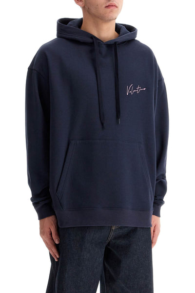 hooded sweatshirt with 5V0MF25RAE4 NAVY