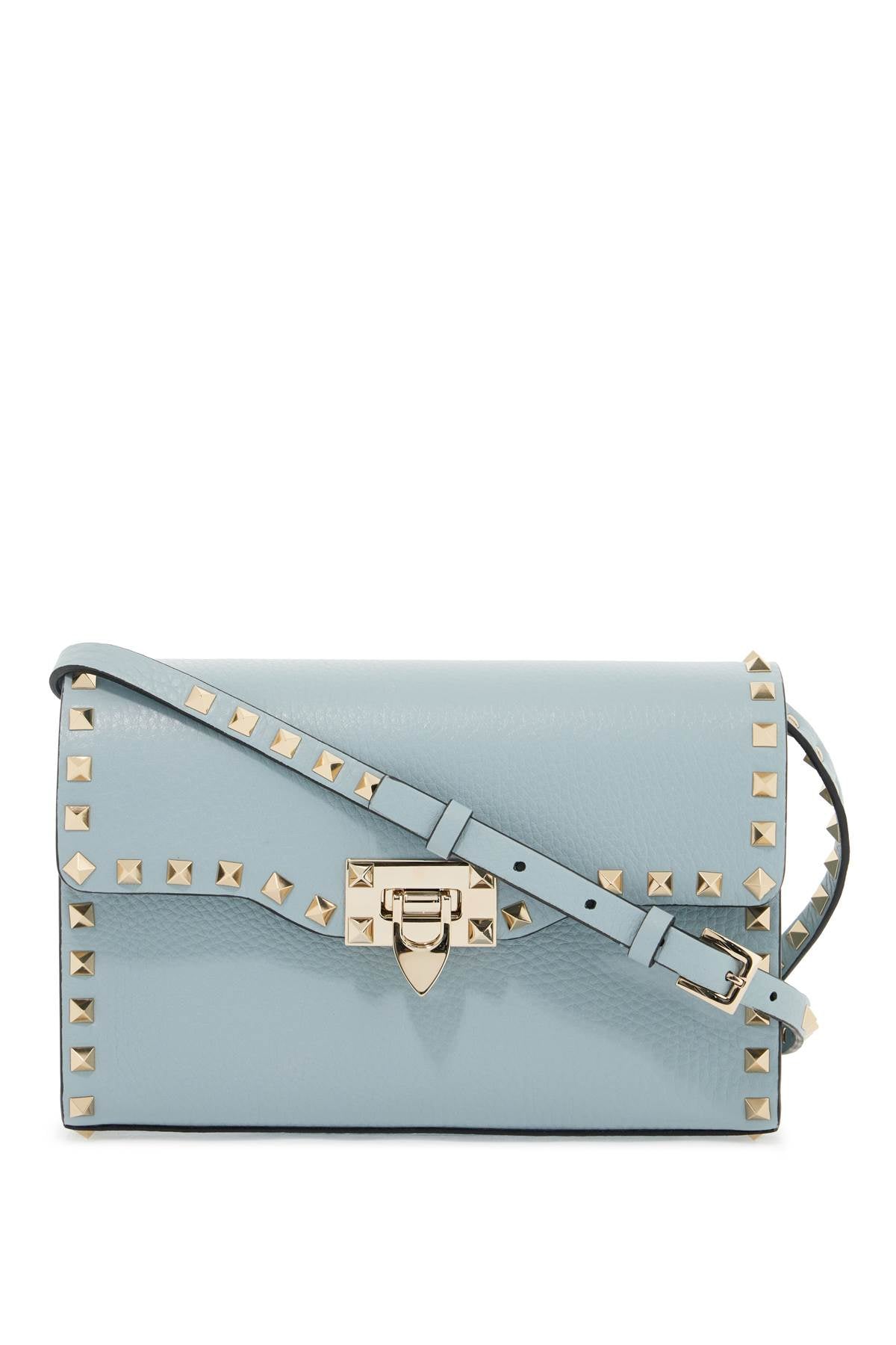 rockstud small crossbody bag 5W2B0181VSF BLU PORCELLANA