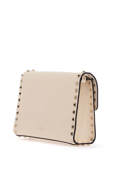 rockstud small crossbody bag 5W2B0181VSF LIGHT IVORY